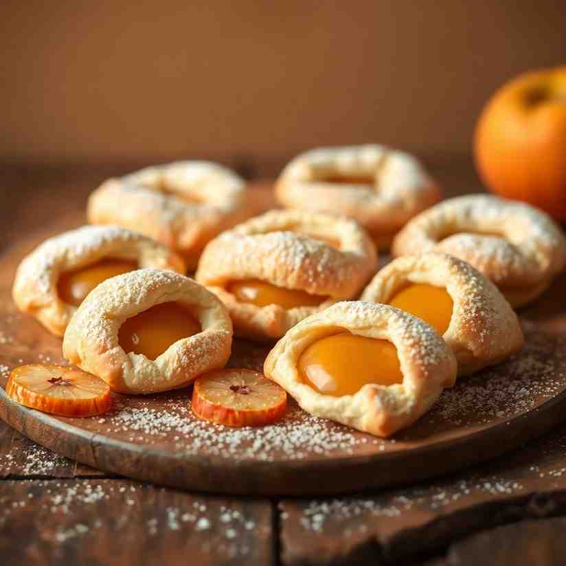 Argentinian Pastelitos criollos Flaky Quince-Filled